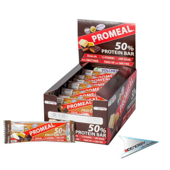 Volchem - PROMEAL ® PROTEIN 50% (Conf. 30 barrette proteiche da 30 gr) - 